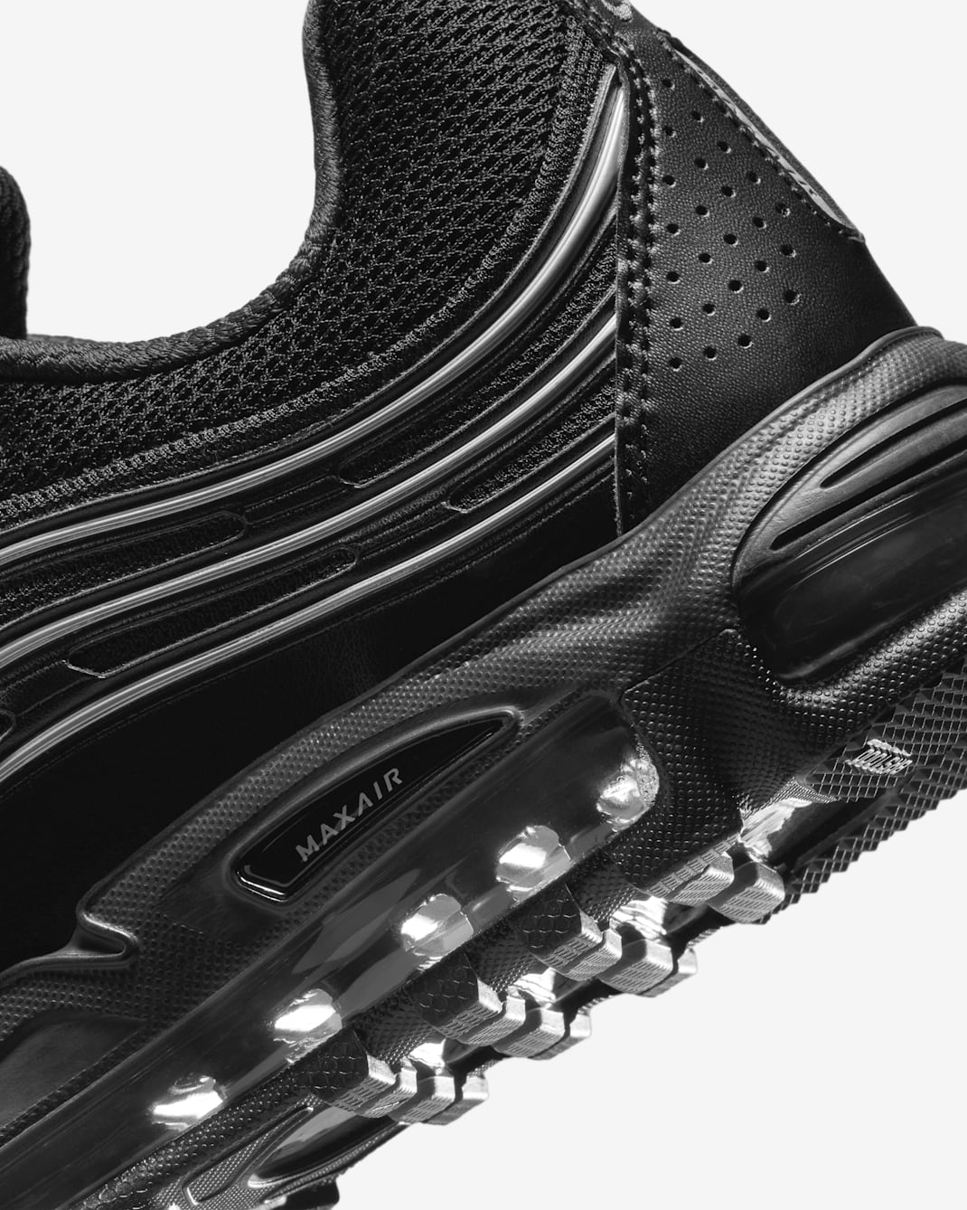 Nike Air Max TL 2.5 (Men) - Black/Black/Metallic Silver/Black