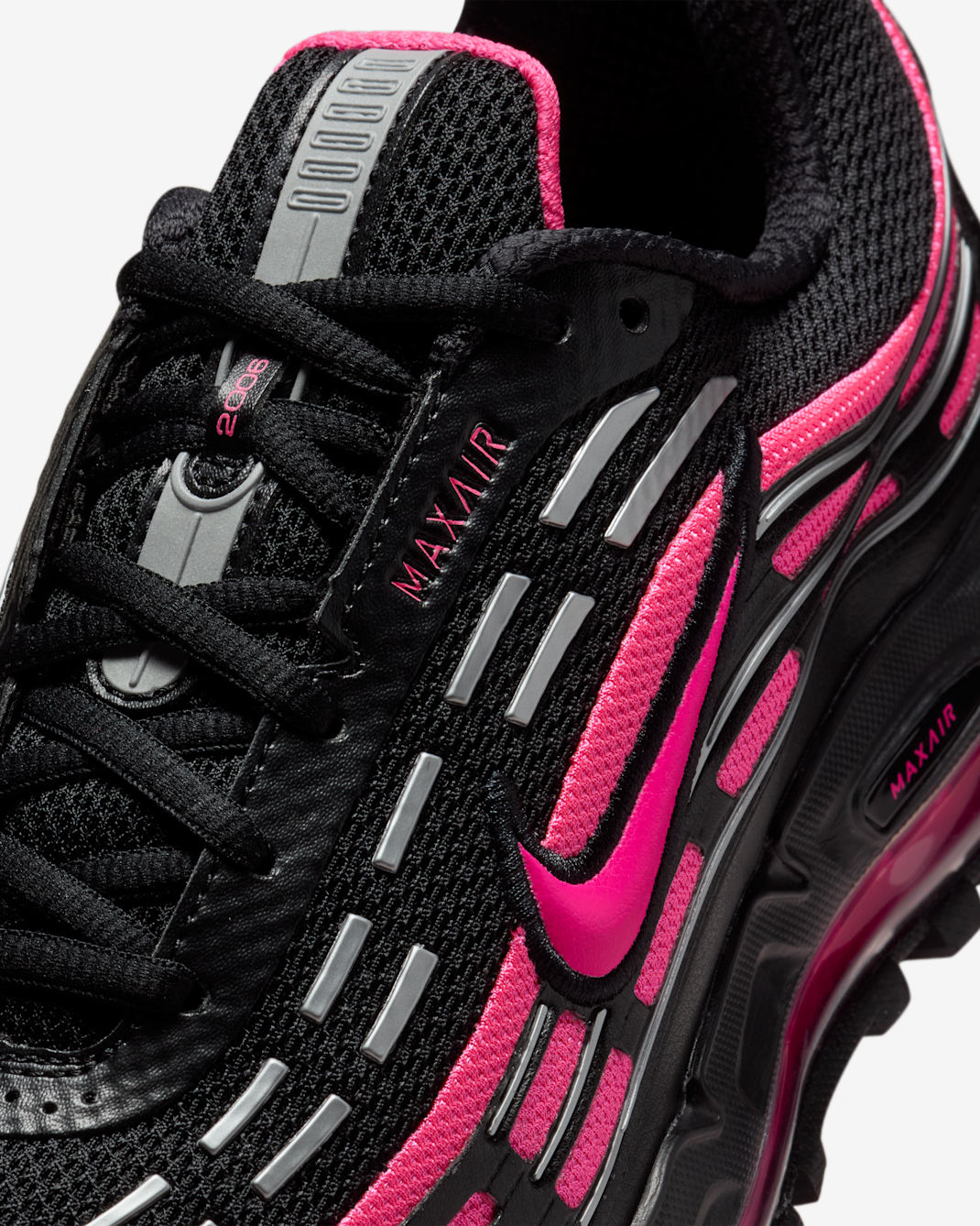 Nike Air Max TL 2.5 (Men) - Black/Black/Metallic Silver/Hyper Pink
