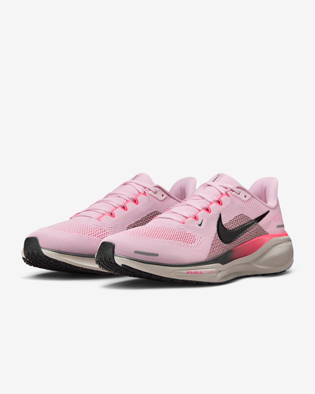 Nike Air Zoom Pegasus 41 (Men) - Pink Foam/Taupe Grey/Hyper Pink/Off-Noir