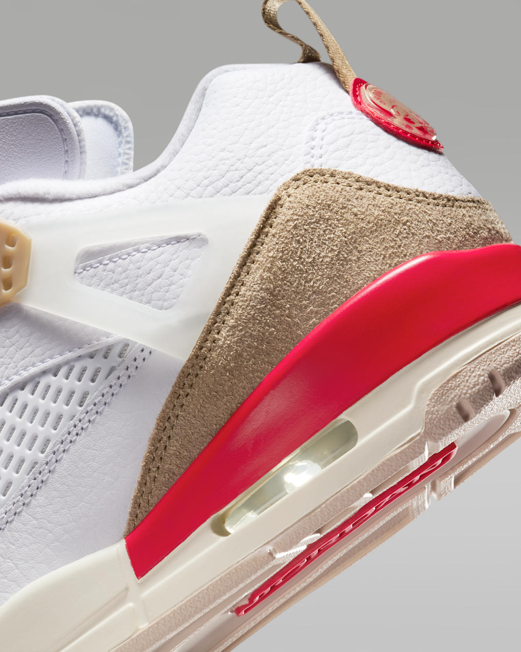 Jordan Spizike Low (Men) - White/Desert Camo/Sail/Fire Red