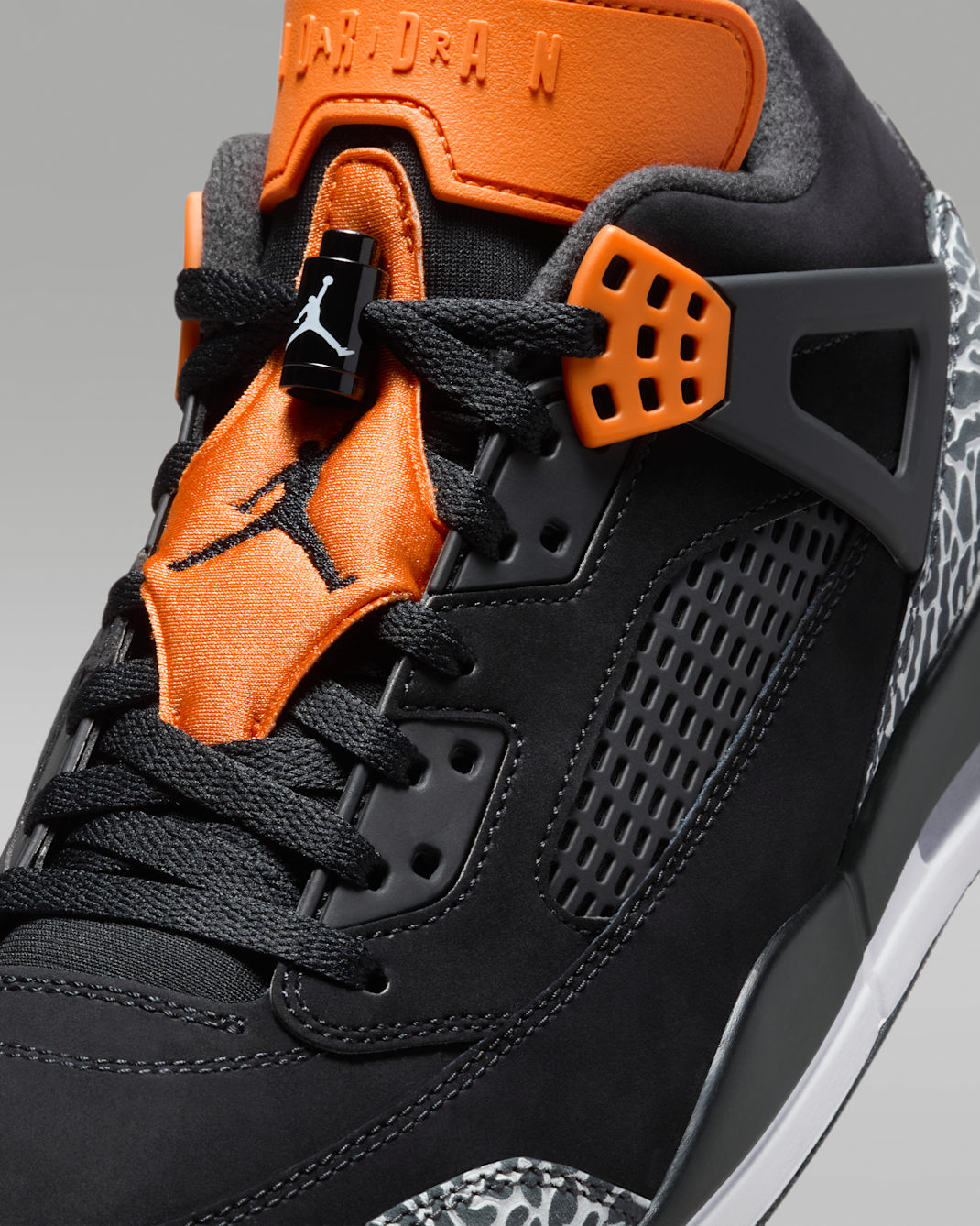 Jordan Spizike Low (Men) - Black/Starfish/White/Black