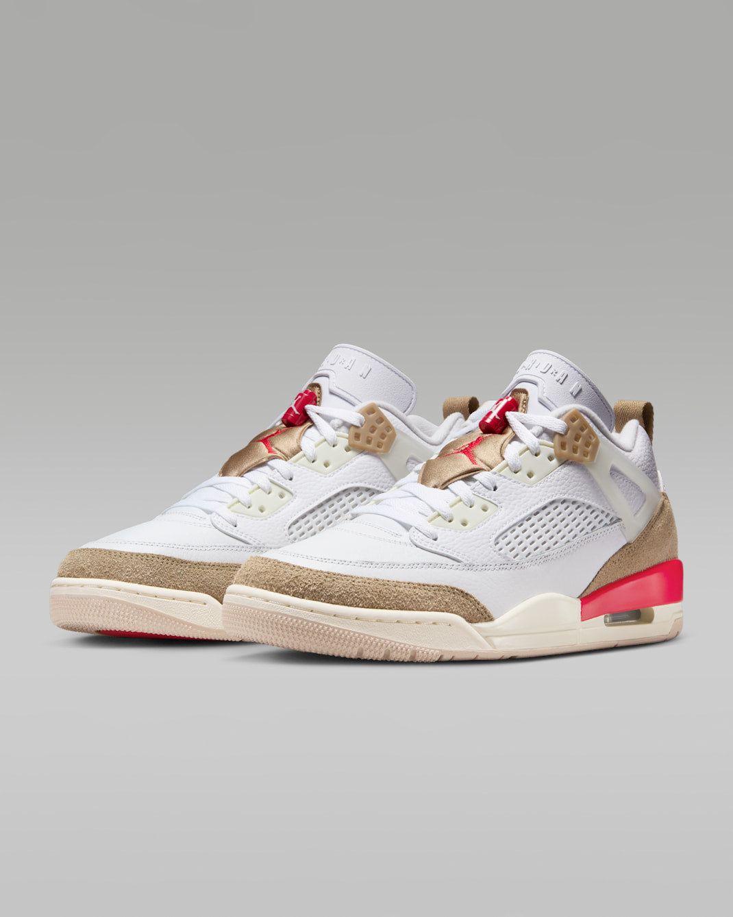 Jordan Spizike Low (Men) - White/Desert Camo/Sail/Fire Red