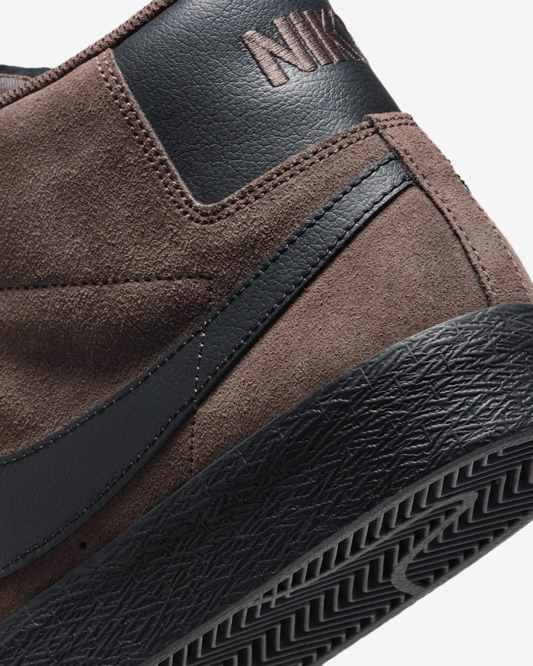 Nike SB Zoom Blazer Mid (Men) - Baroque Brown/Baroque Brown/Black - View 6