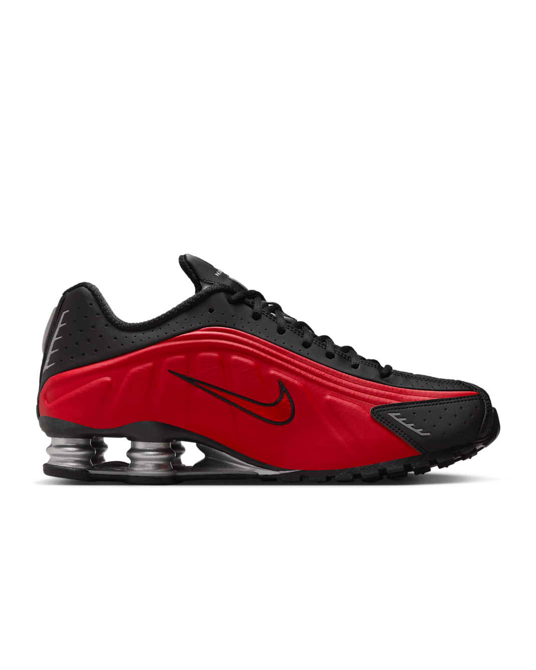 Nike Shox R4 - University Red/Black/Metallic Silver/University Red