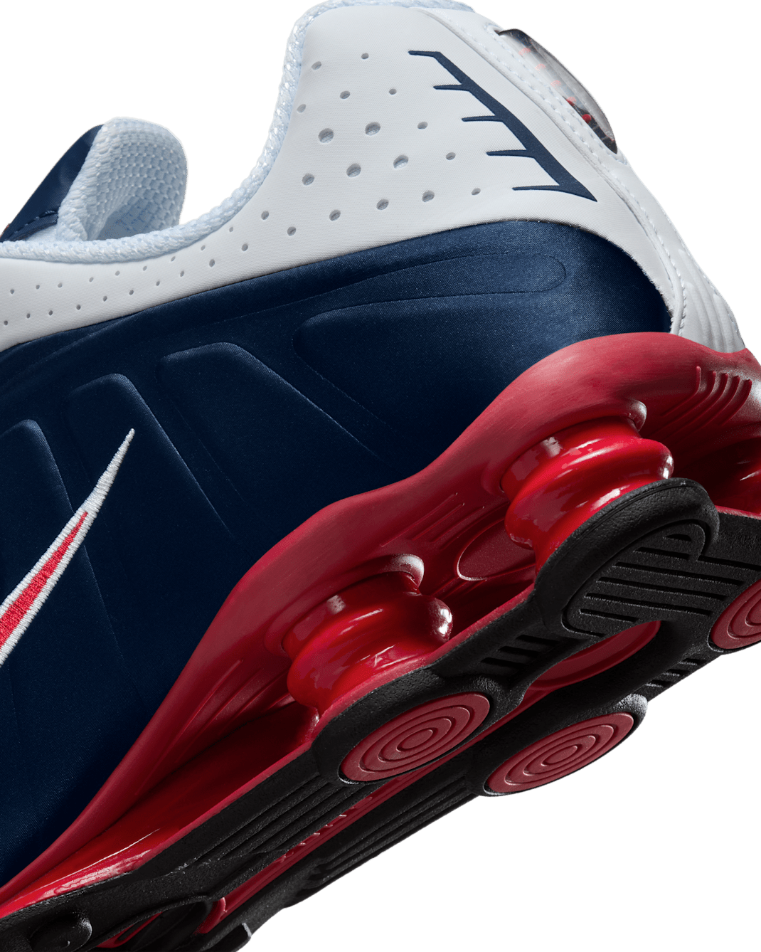 Nike Shox R4 - Midnight Navy/White/Metallic Silver/Gym Red