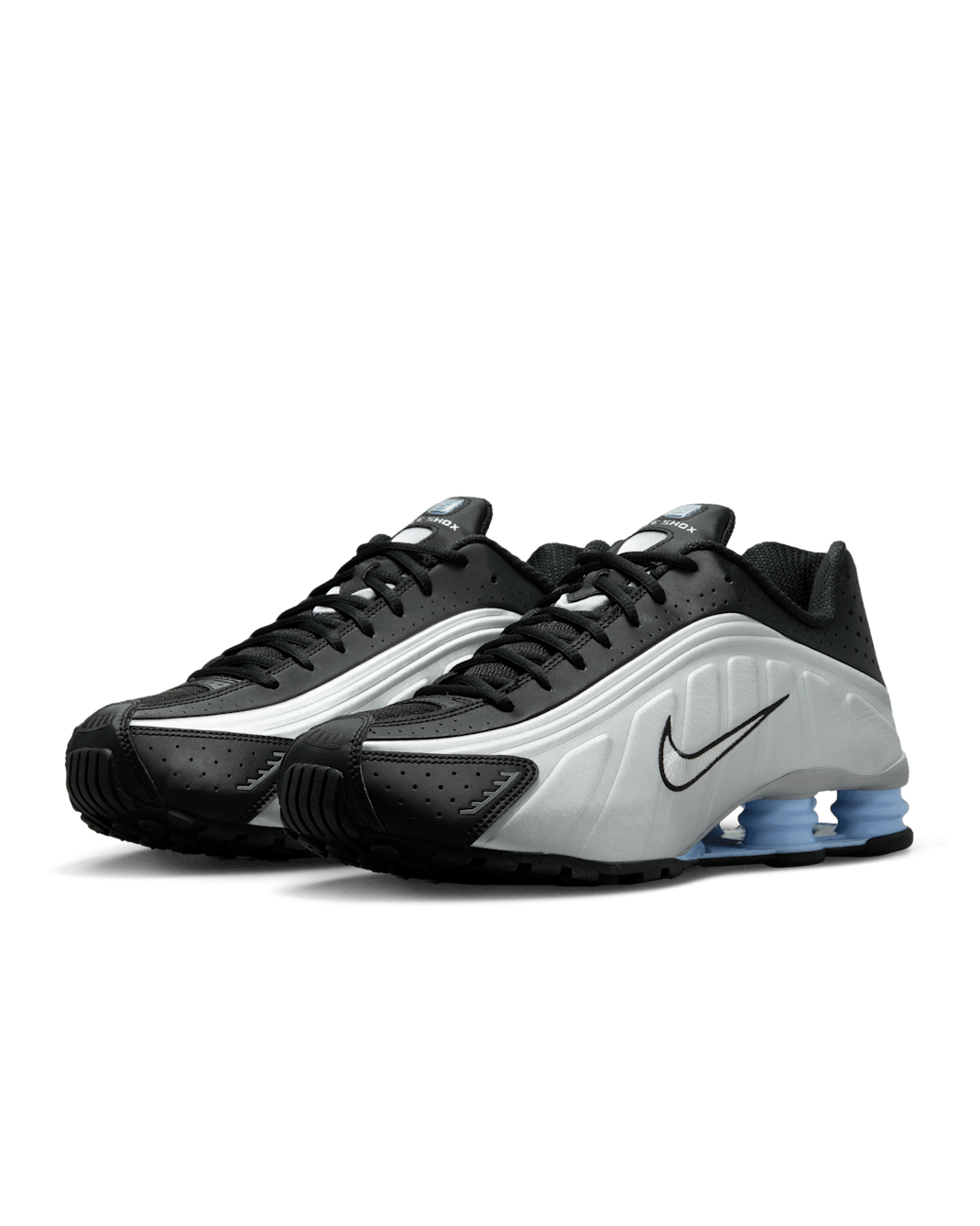 Nike Shox R4 - Metallic Silver/Black/Psychic Blue/Metallic Silver
