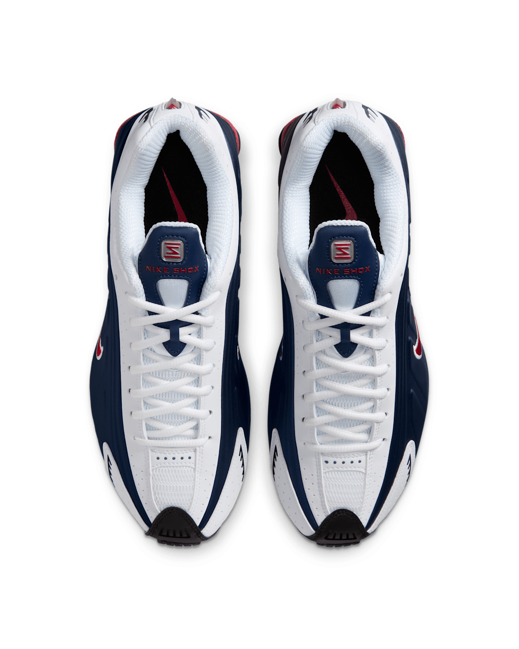 Nike Shox R4 - Midnight Navy/White/Metallic Silver/Gym Red