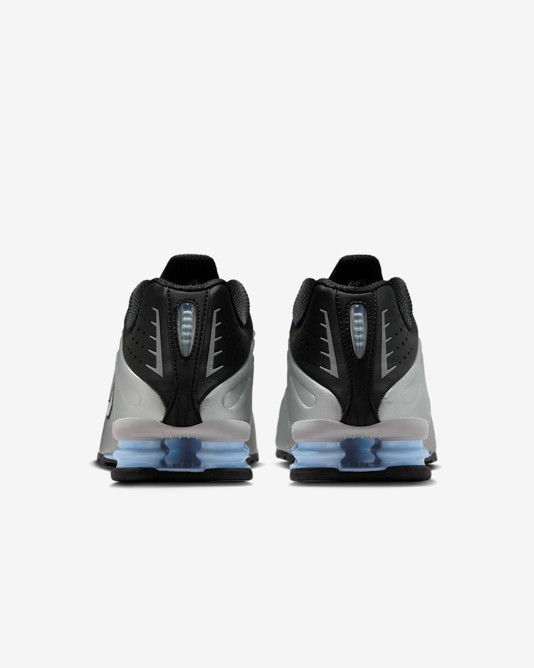 Nike Shox R4 - Metallic Silver/Black/Psychic Blue/Metallic Silver