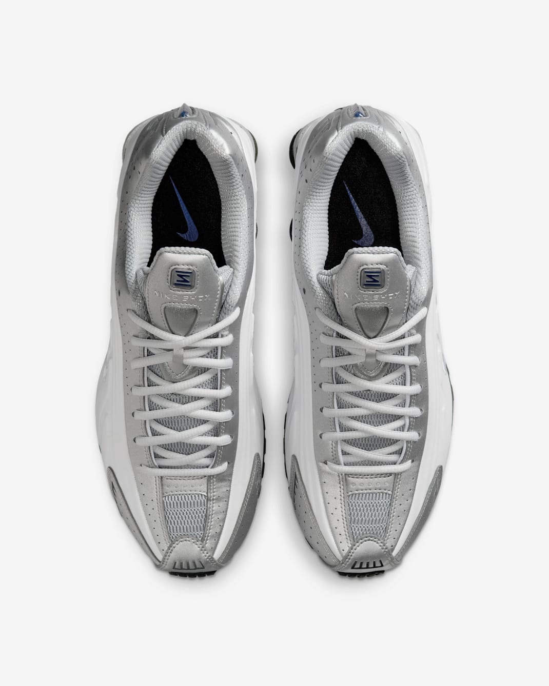Nike Shox R4 - White/Metallic Silver/Deep Royal Blue/White