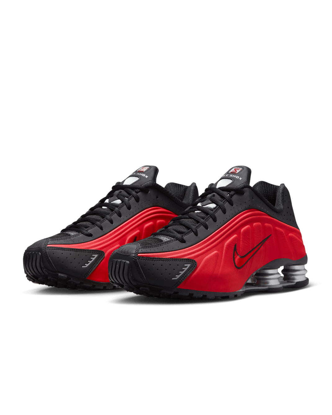 Nike Shox R4 - University Red/Black/Metallic Silver/University Red
