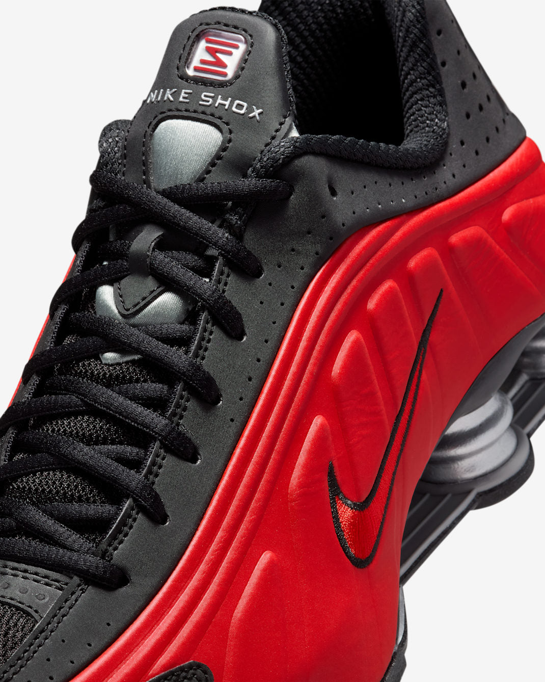 Nike Shox R4 - University Red/Black/Metallic Silver/University Red