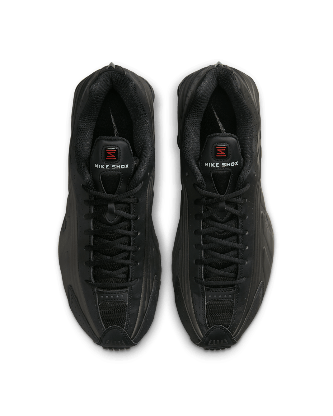 Nike Shox R4 - Black/Black/Bright Crimson/Black
