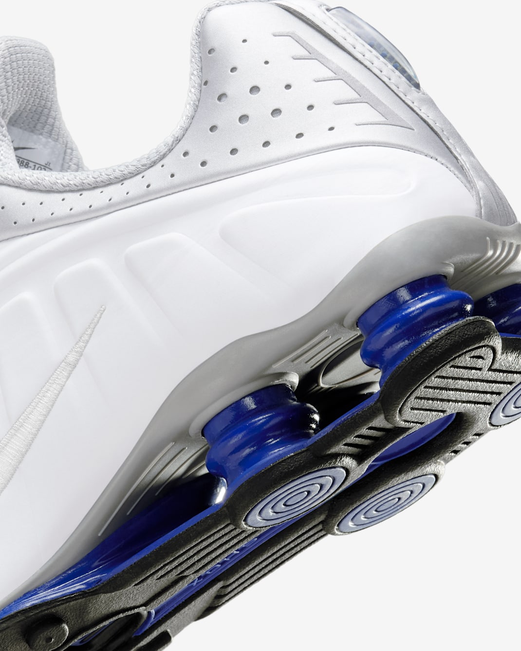 Nike Shox R4 - White/Metallic Silver/Deep Royal Blue/White