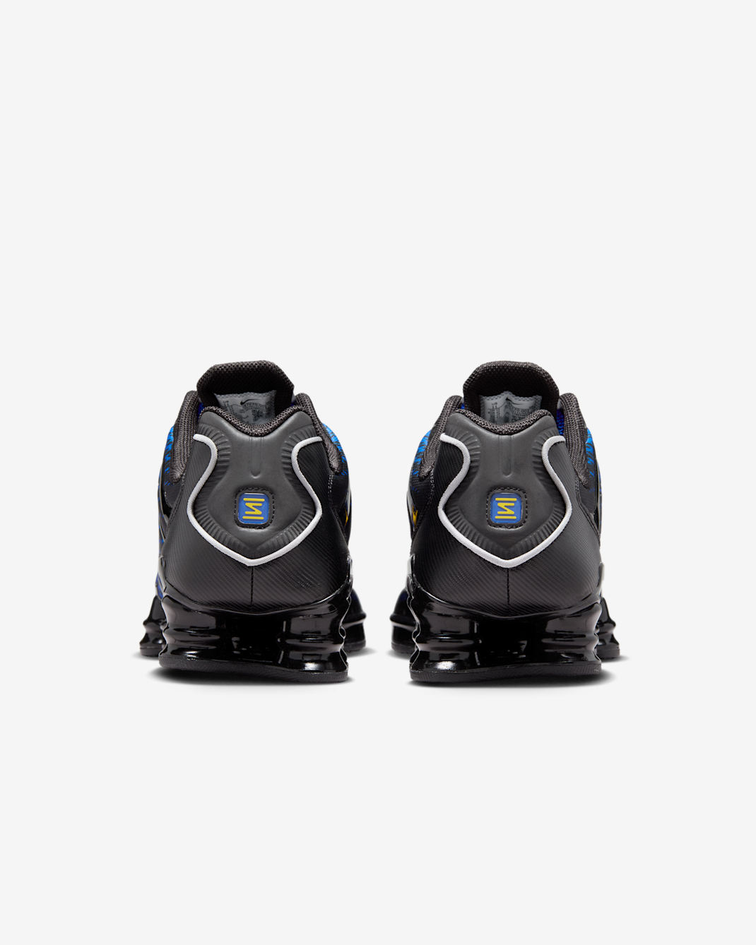Nike Shox TL Shoes - Black/Metallic Silver/Lyon Blue/Varsity Maize