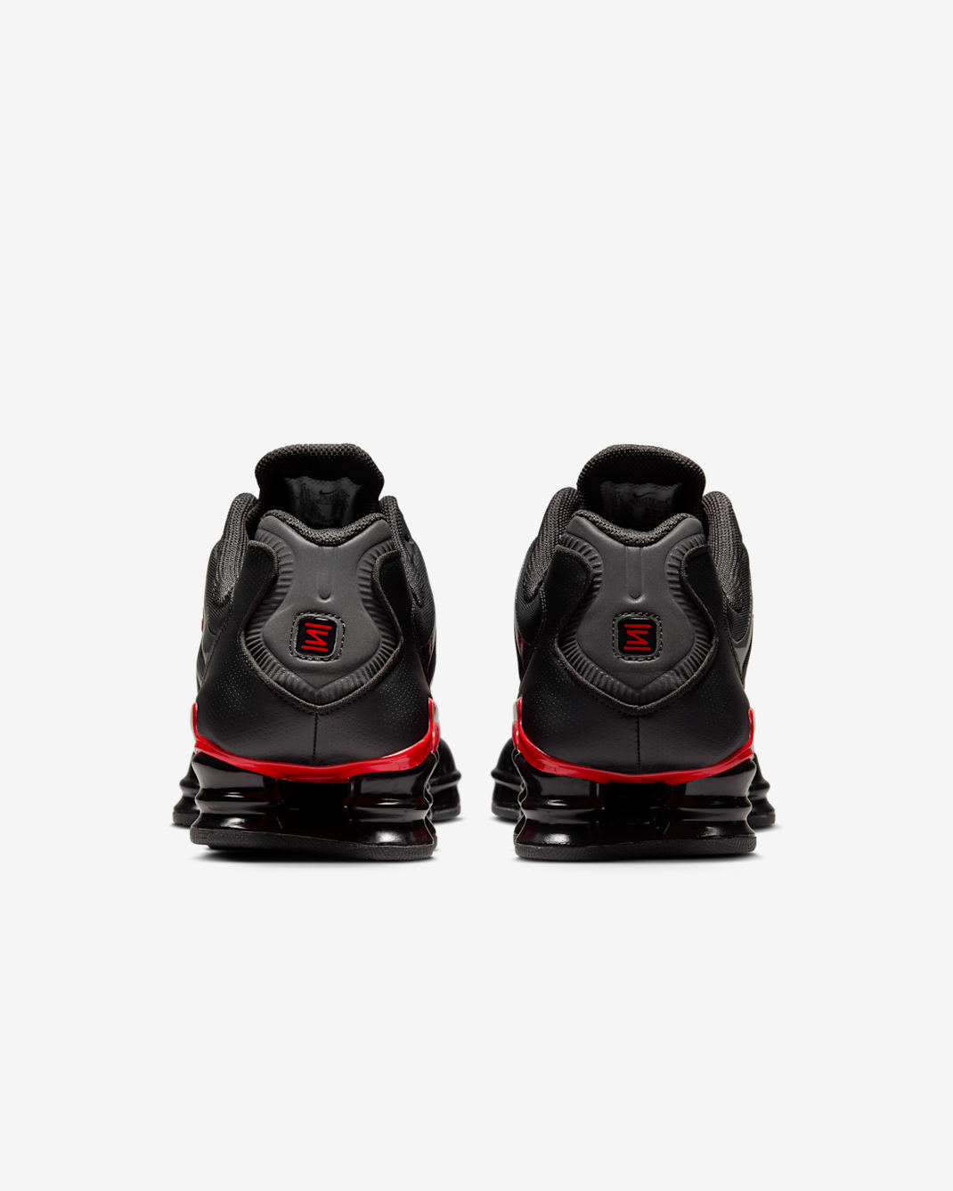 Nike Shox TL Shoes - Black/University Red/Metallic Silver
