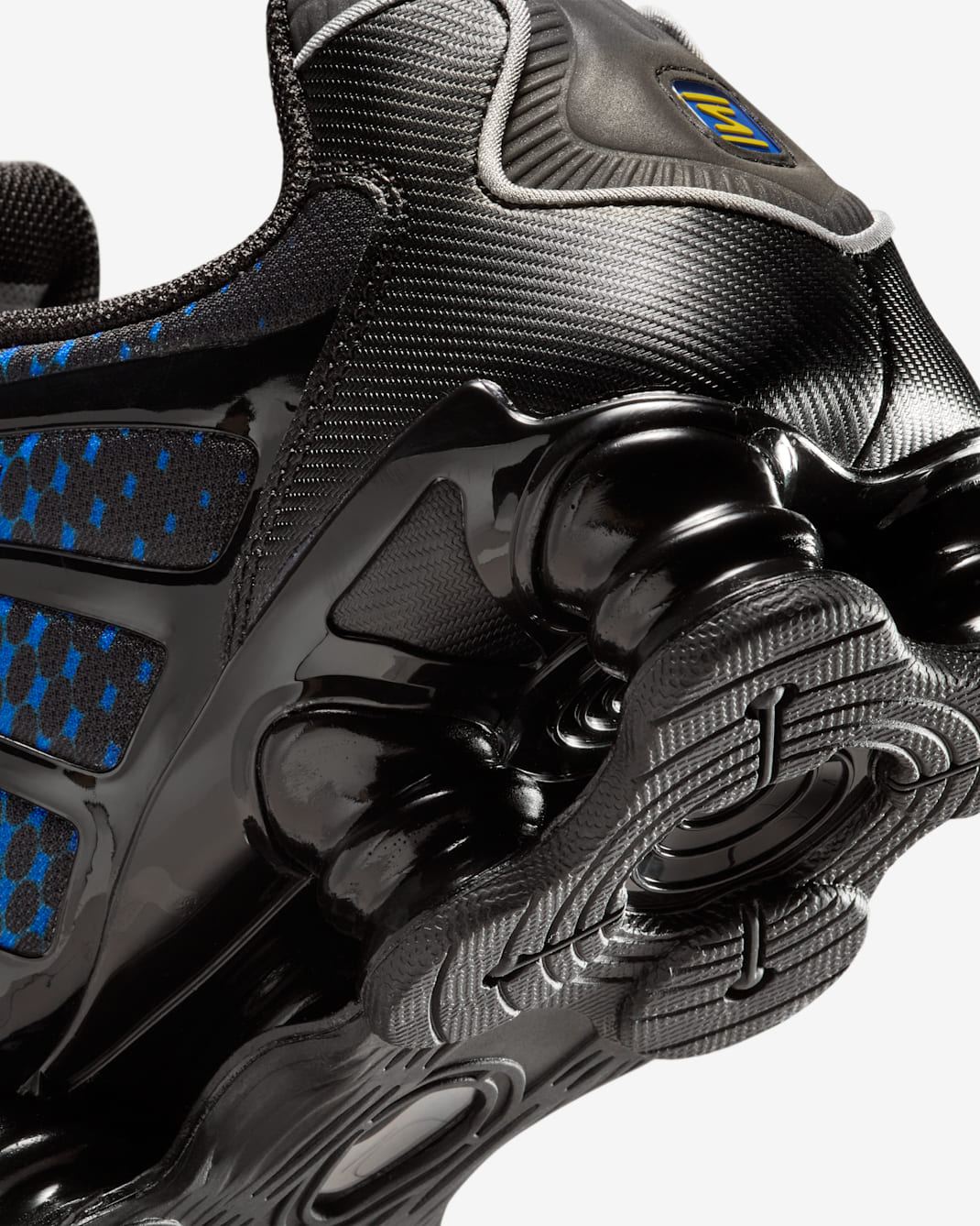 Nike Shox TL Shoes - Black/Metallic Silver/Lyon Blue/Varsity Maize