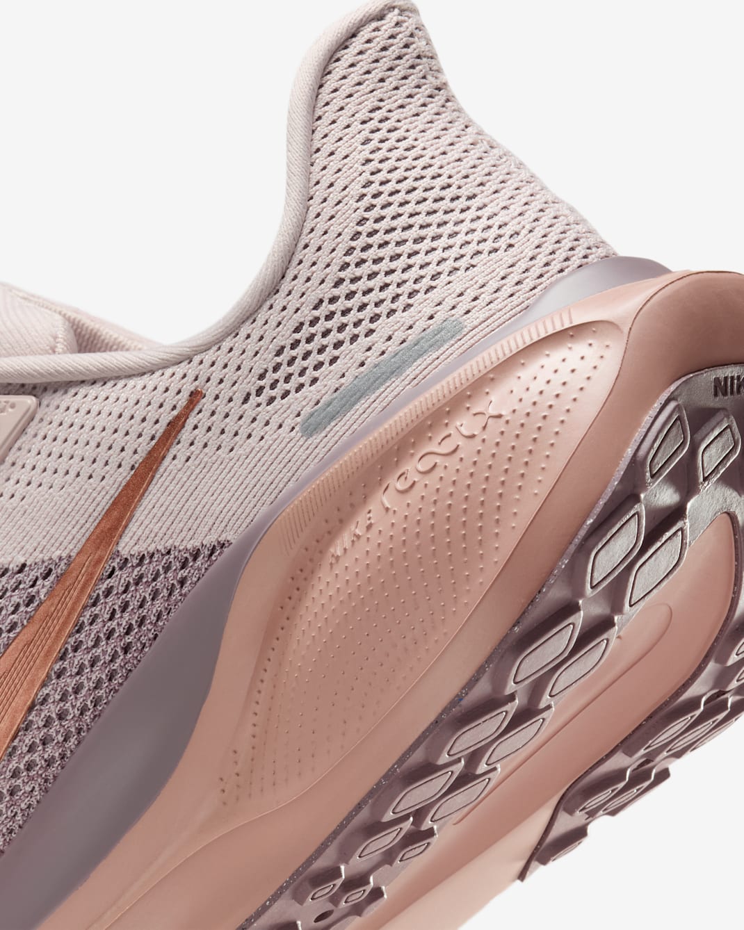 W AIR ZOOM PEGASUS 41 - Silt Red/Particle Pink/Taupe Grey/Metallic Rose Gold - 06