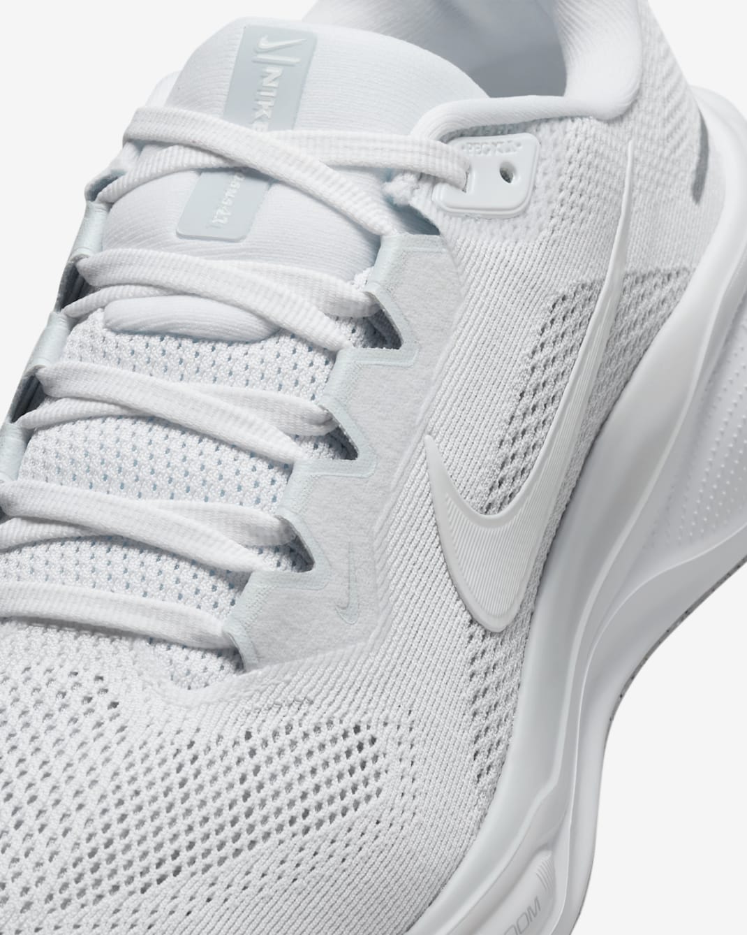 W AIR ZOOM PEGASUS 41 - White/Pure Platinum/Metallic Silver/White - 05