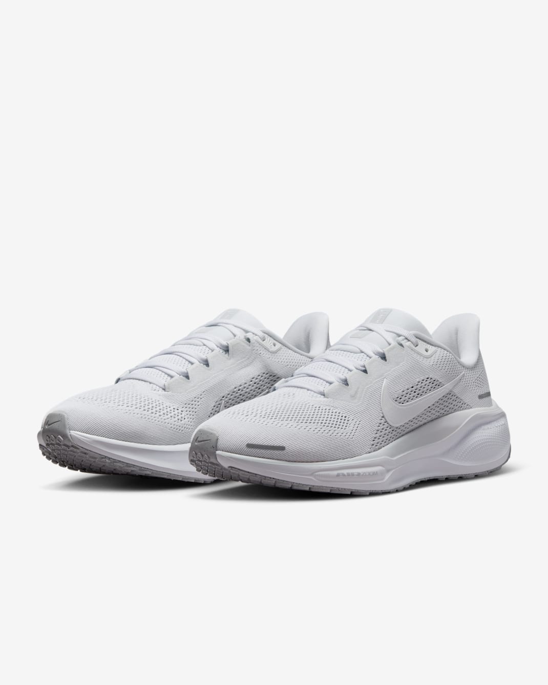 W AIR ZOOM PEGASUS 41 - White/Pure Platinum/Metallic Silver/White - 03