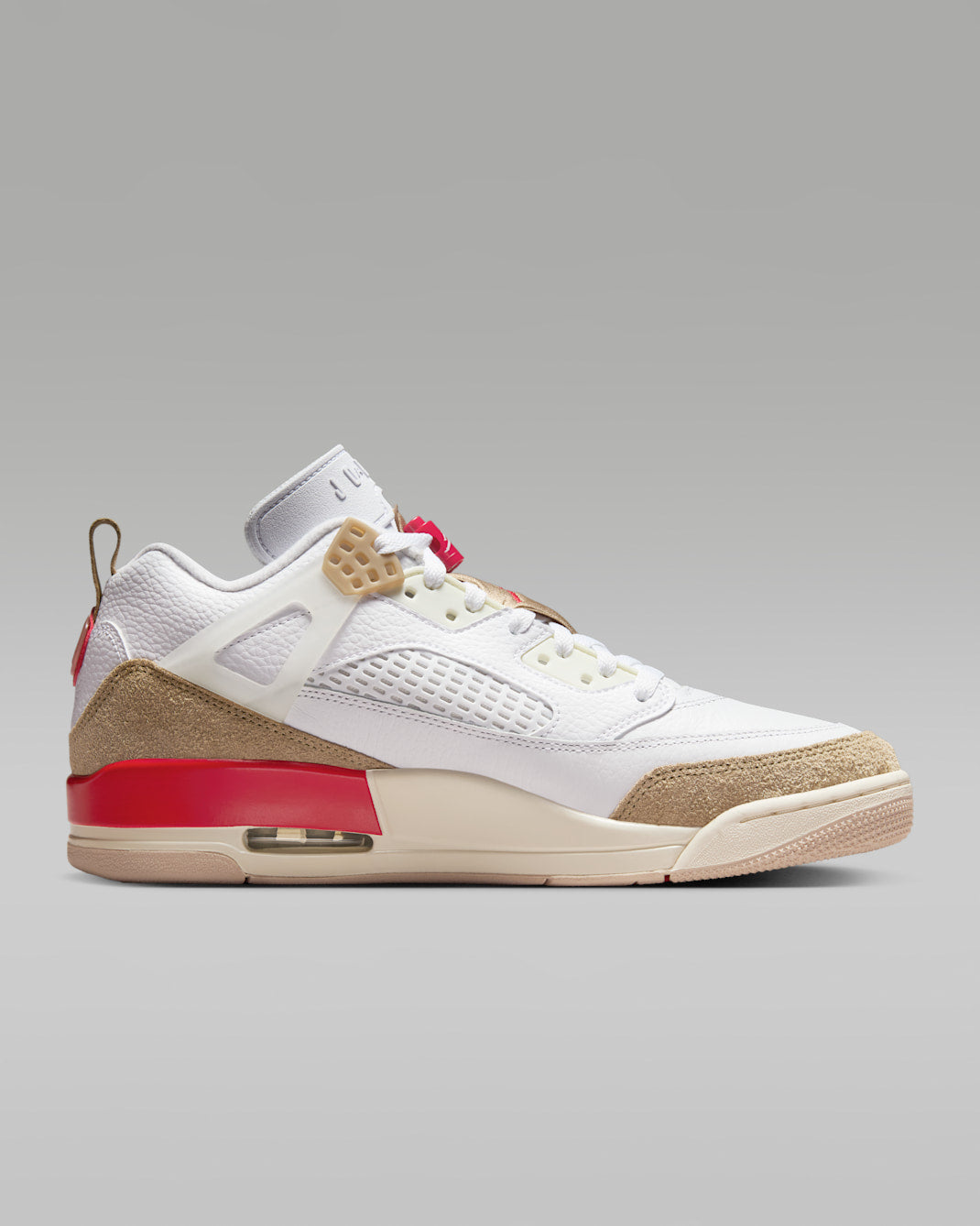Jordan Spizike Low (Men) - White/Desert Camo/Sail/Fire Red