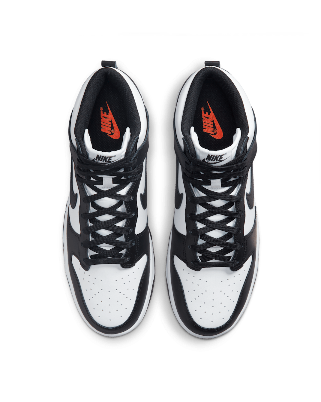 Nike Dunk High Retro (Men) - White/Total Orange/Black