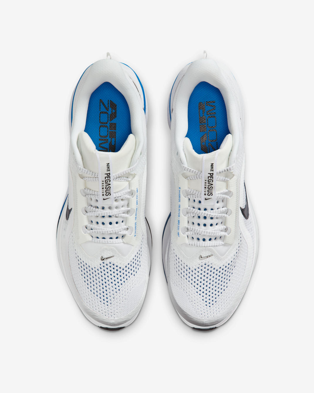 Nike Pegasus Premium - 25 - White/Photo Blue/Pure Platinum/Black
