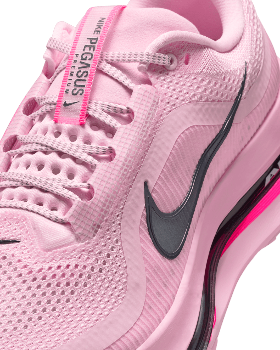 Nike Pegasus Premium - 25 - Pink Foam/Black/Hyper Pink/Off-Noir